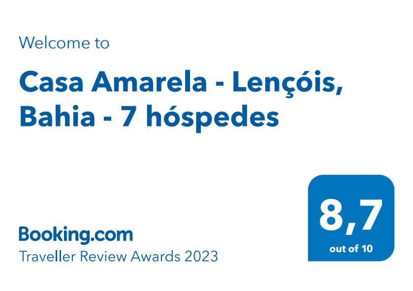 Casa Amarela - Lencois, Bahia - 7 Hospedes Exterior foto
