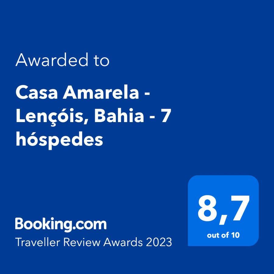 Casa Amarela - Lencois, Bahia - 7 Hospedes Exterior foto